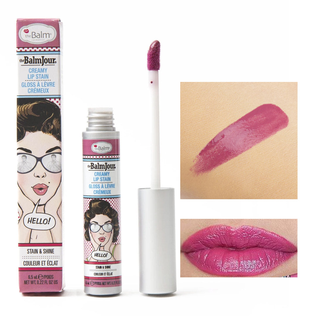 Thebalm gloss a levre cremeux hello rouge framboise