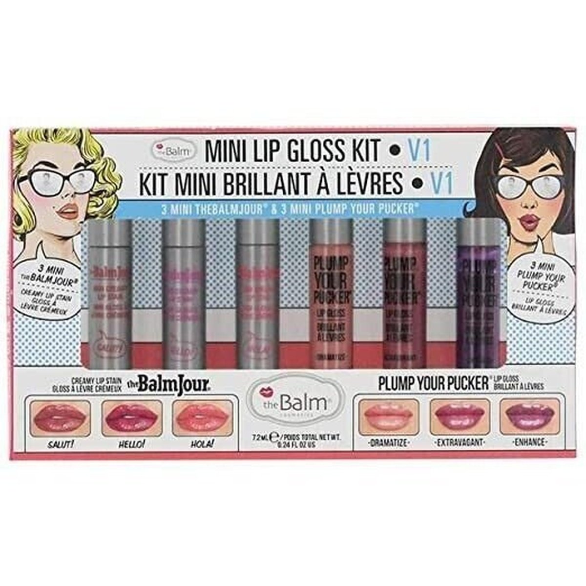 THEBALM Coffret Mini Gloss à Lèvres Plump Your Pucker