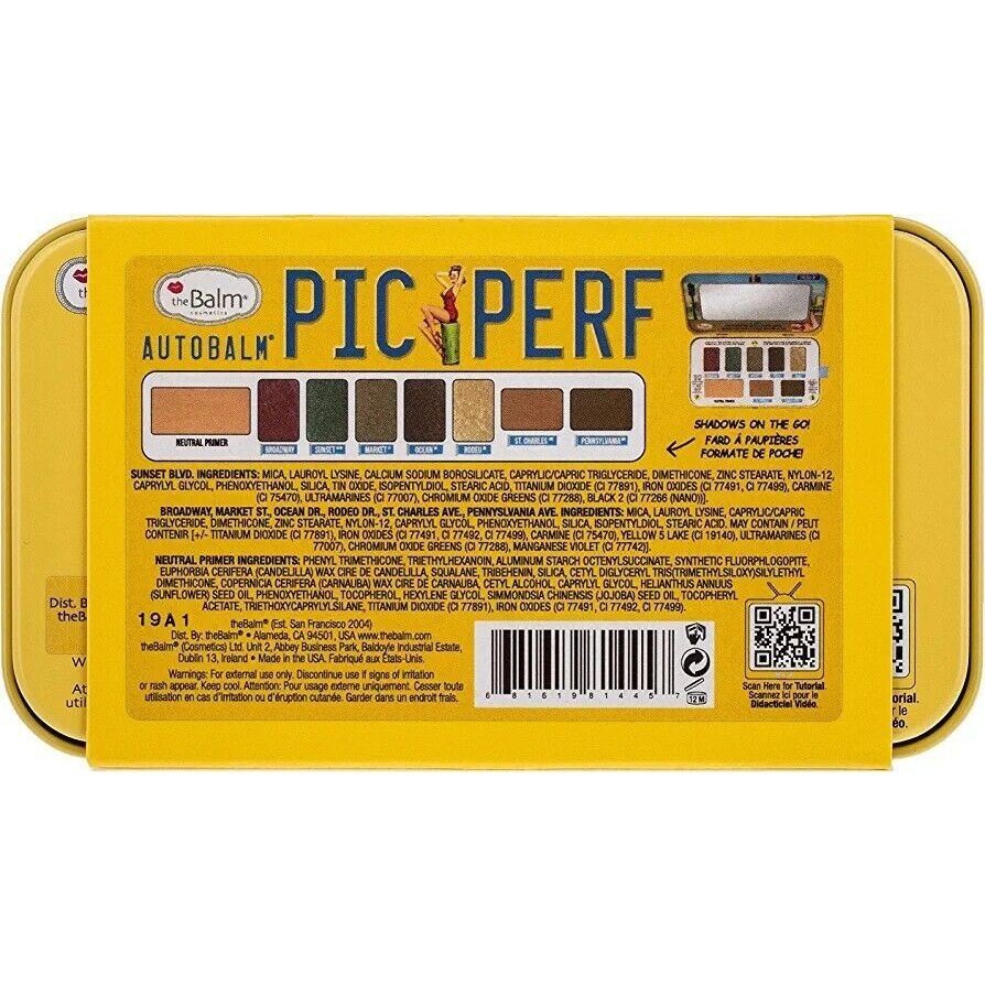 theBalm Autobalm Fard A Paupiere Picture Perfect Eye Shadow Palette