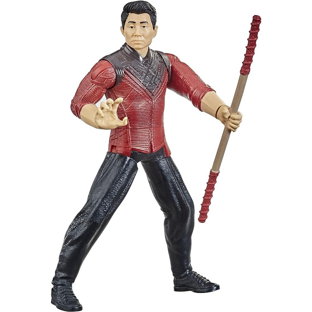 SHANG CHI Hasbro Marvel légende des dix Anneaux Figurine d'action avec Fonction Bo Staff Attack