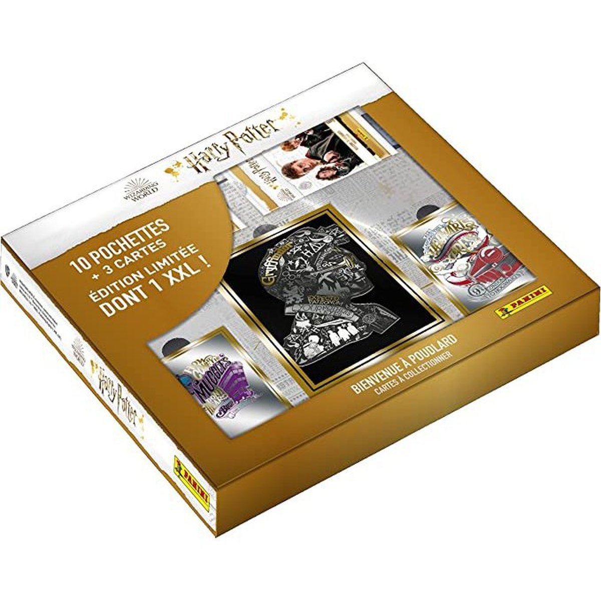 Coffret de 10 pochettes Panini Harry Potter avec 3 cartes limité