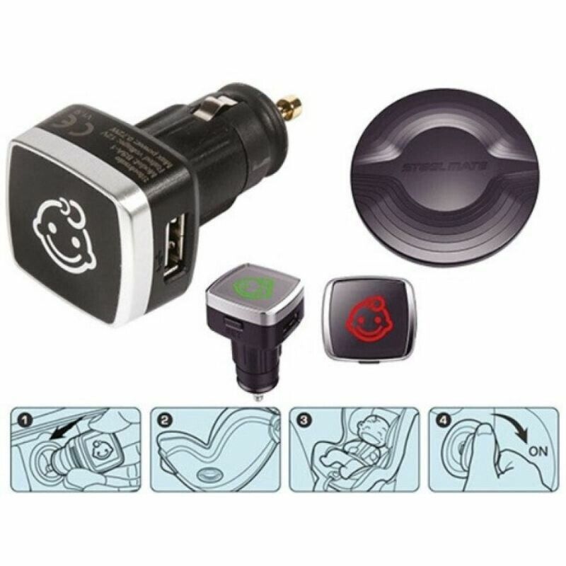 Avertisseur d'abandon pour siège auto bébé Systeme Baby Bell Plus Compatible...