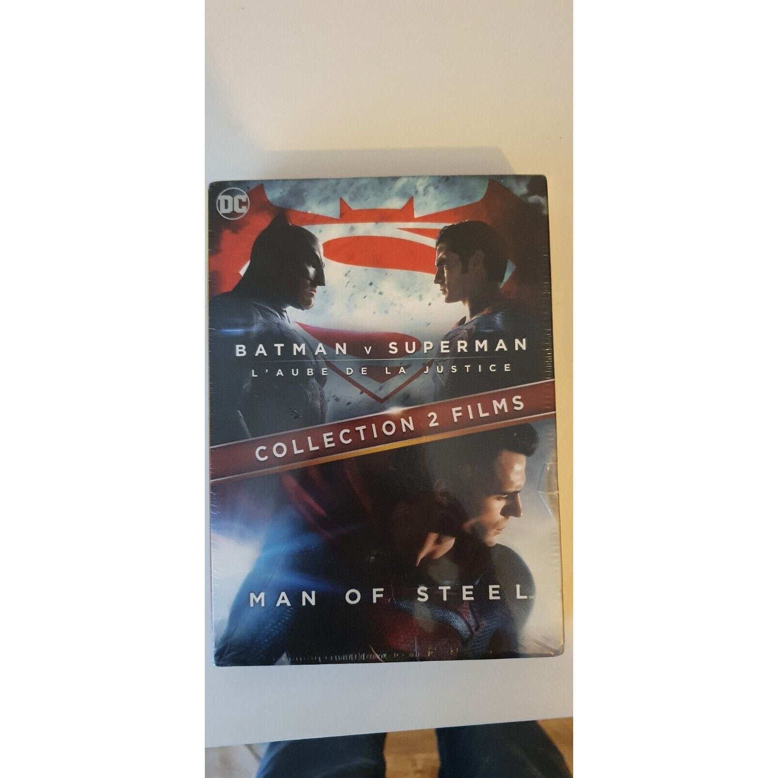 BATMAN VS SUPERMAN MAN OF STEEL - Coffret 2 Films - DVD - DC COMICS dvd neuf