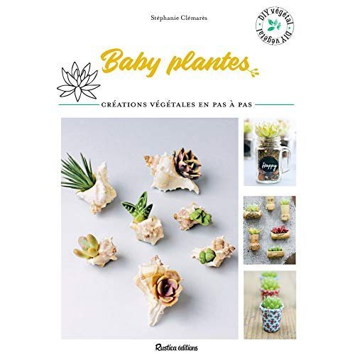 Baby plantes.Creations végétales pas a pas livre