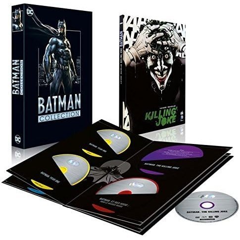 Batman Collection : The Dark Knight parties 1 & 2 + Year One + The Killing Joke coffret collector dvd