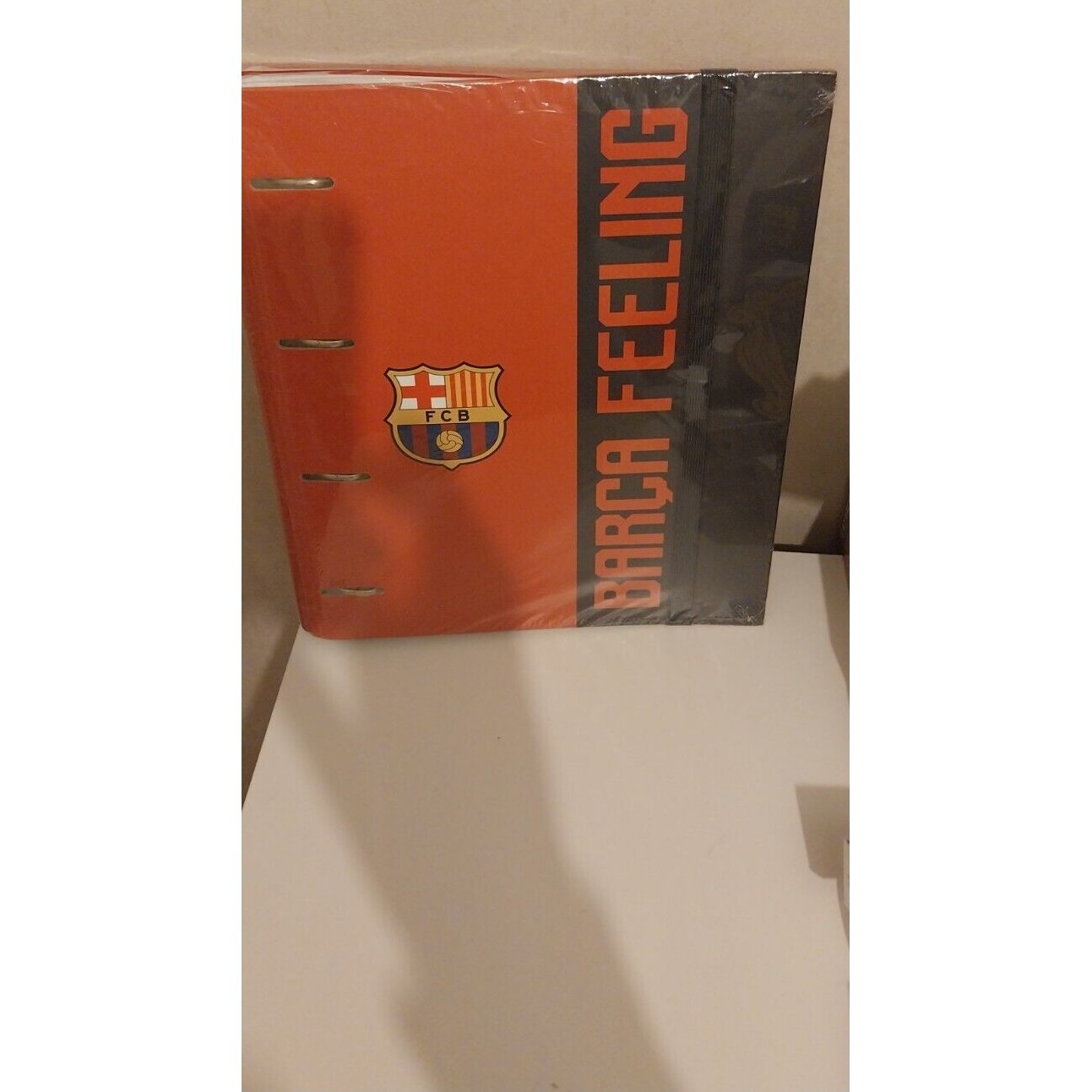 Classeur A4 4 anneaux FC Barcelone 24 x 32 cm