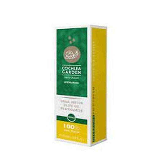 Crème visage nuit bave escargot et huile d'olive Cochlea Garden, soin hydratant et régénérant 50 ml pour une peau nourrie et éclatante.