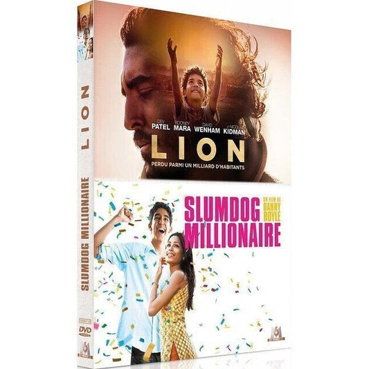 DVD Neuf - Slumdog Millionnaire + Lion - Coffret DVD