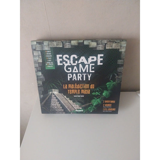 Escape Game Party La Malediction du Temple Maya - Pixie Games jeu de societe