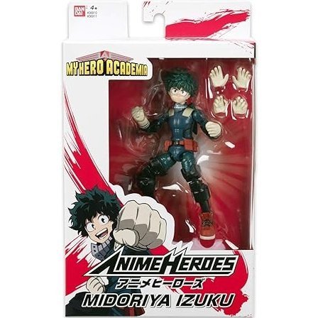 Figurine articulée My Hero Academia Anime Heroes Izuku Midoriya 17cm vue de face