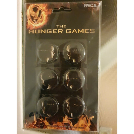 Lot de 6 épinglettes de film The Hunger Games