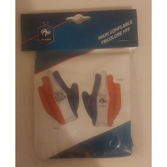 Mains Gonflables Tricolore FFF supporter equipe de france