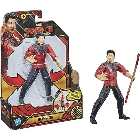 SHANG CHI Hasbro Marvel légende des dix Anneaux Figurine d'action avec Fonction Bo Staff Attack