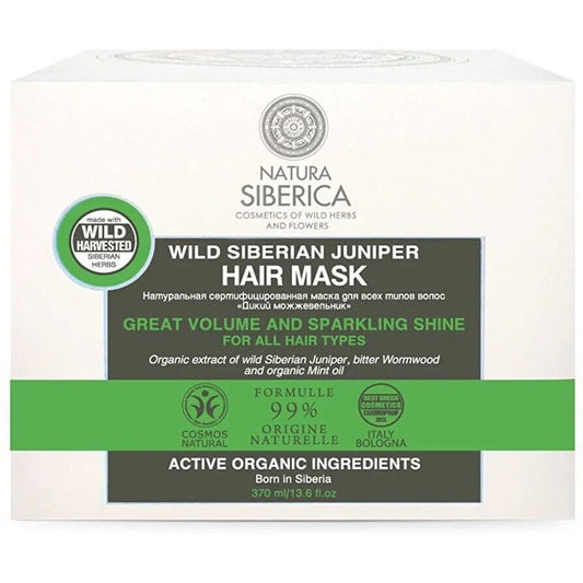 Natura Siberica Masque pour Cheveux volume de Genévrier Sibérien Sauvage