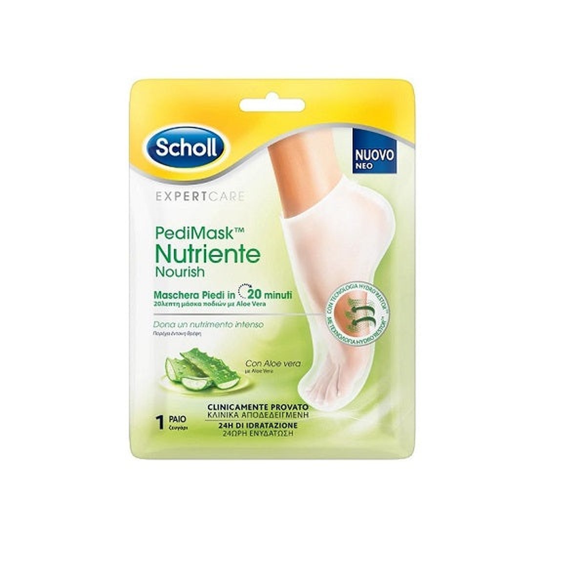 Scholl Masque pied Nourrissant à l'Aloe Vera