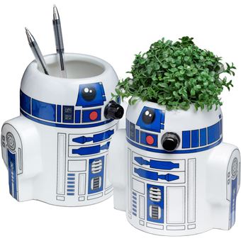 Star Wars R2D2 Stylo et pot de fleurs en céramique
