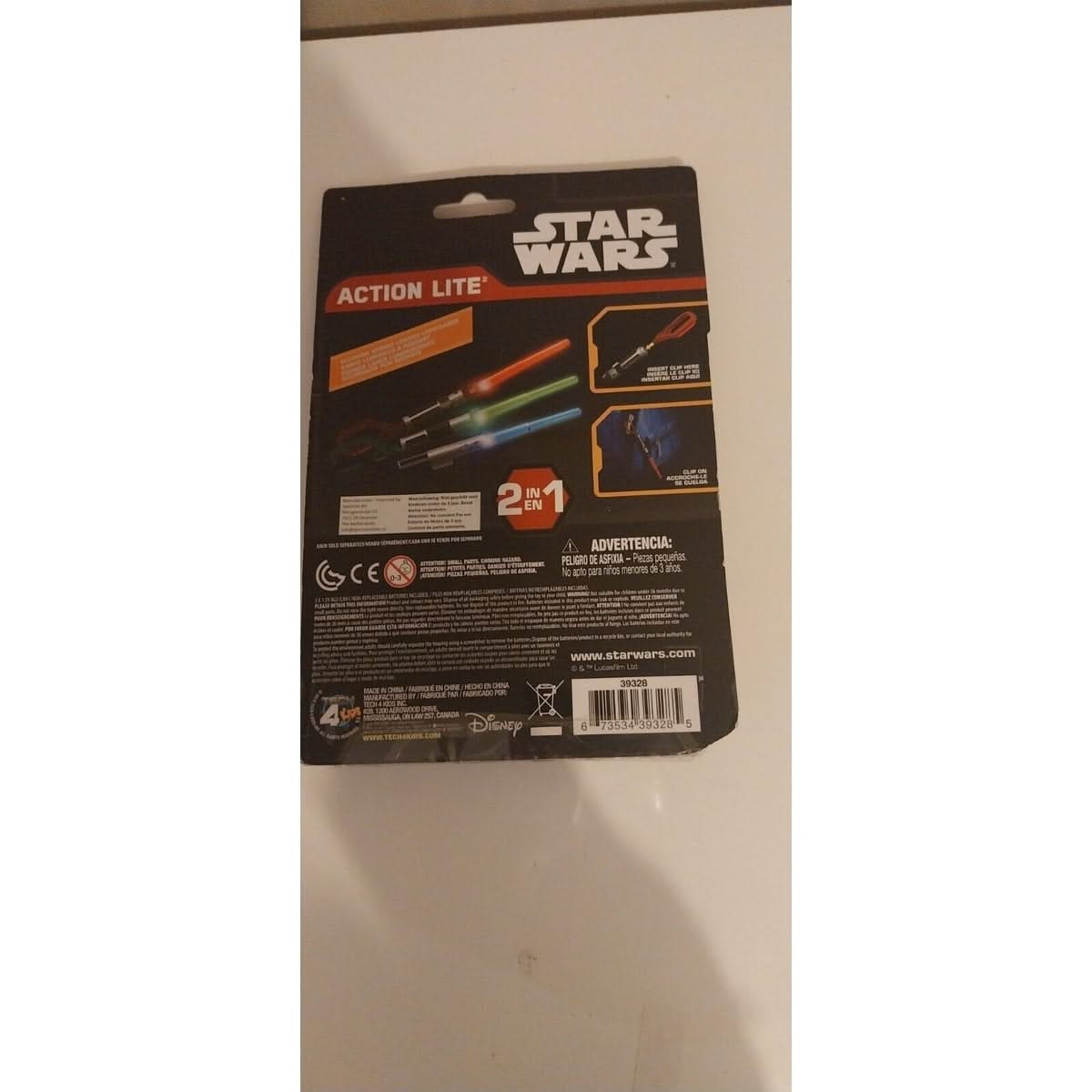 Star wars sabre lumineux à ressort Skywalker