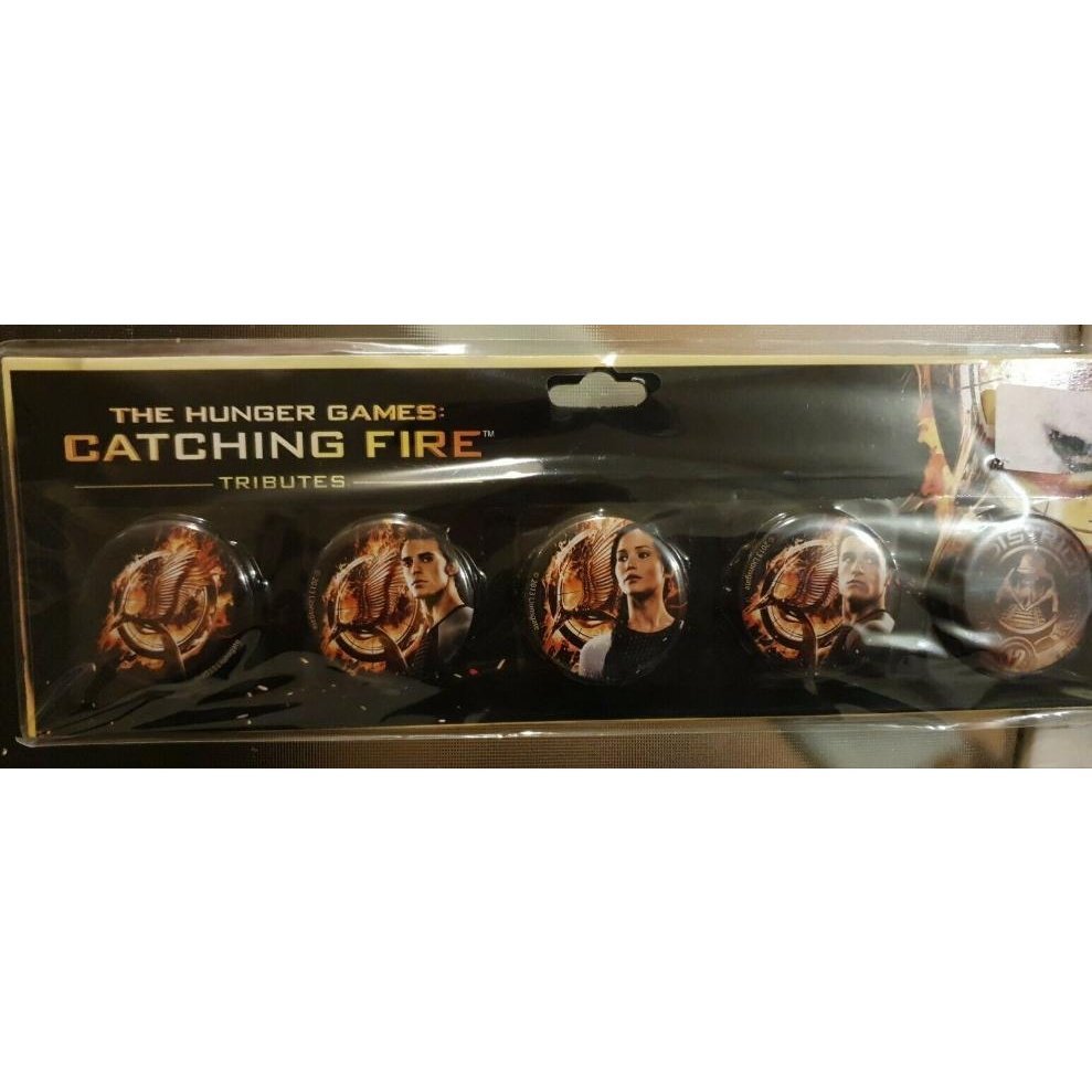 The Hunger Games Catching Fire hommages Lot de 5 Boutons épingles-Neca 2013