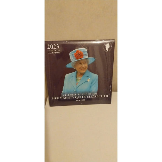 calendrier 2023 de la reine d'angleterre Elisabeth 2