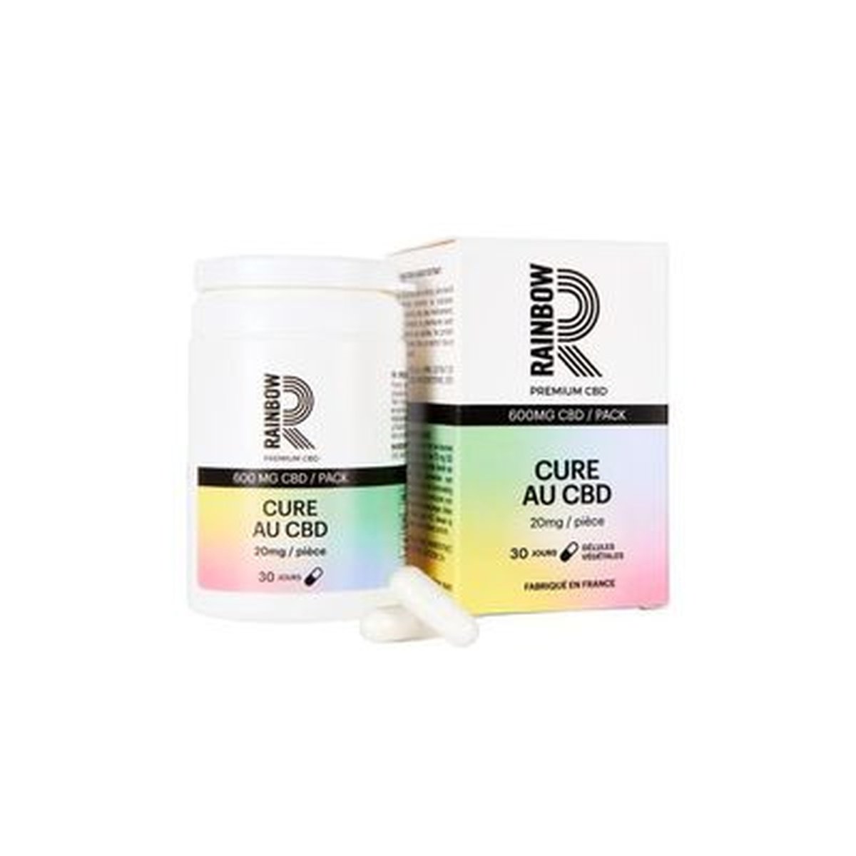 Cure au CBD 20 mg rainbow complement antistress