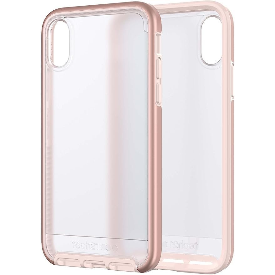 tech21 Evo Elite Coque de Protection pour iPhone X Or Rose