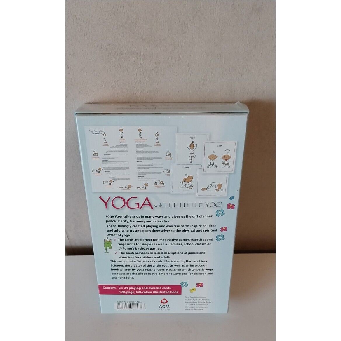 yoga with the little yogi for children and adults .Book + Cards